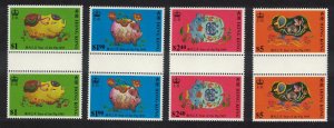 Hong Kong Chinese New Year of the Pig 4v Gutter Pairs 1995 MNH SC#712-715
