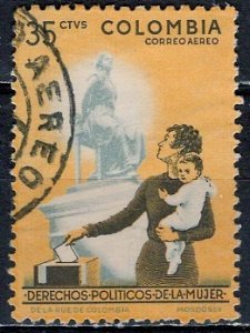 Colombia; 1962: Sc. # C434: Used Cpl. Set