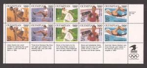 2500a MNH Plate Block of 20