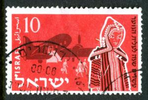 ISRAEL #95, USED - 1955 - ISRAEL175DST1