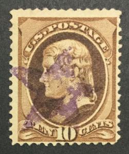 MOMEN: US #209 PURPLE STAR USED #24583