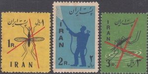 IRAN Sc # 1156-8 CPL VLH TO PUBLICIZE MALARIA CONTROL