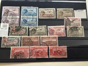 Mexico 1929 Flugpost used & unused stamps A12777