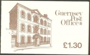 GUERNSEY Sc# 185 var MNH FVF 1.30 Euros Booklet Complete Coins