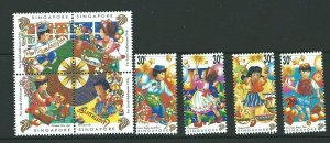 SINGAPORE SG958/65 1998 FESTIVALS MNH 