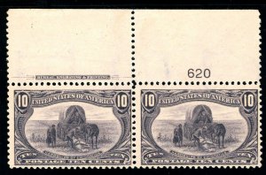 USAstamps Unused US 1898 Trans-Mississippi Imprint Scott 290 OG MNH SCV $1025