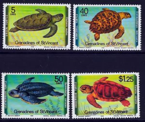 St.Vincent Grenadines 1978 Sc#157/160  TURTLES Set (4) MNH