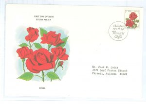 South Africa 526 1979 Roses, Flowers, Addressed Postal Commemorative Society FDC
