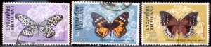 Thailand 1978 SC# 861-3 Butterflies Used E48