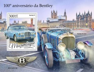 Mozambique 2019 MNH Cars Stamps Bentley T2 1v S/S