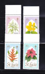 St Lucia 927-930 Set MNH Flowers