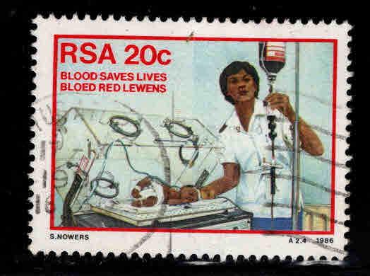 South Africa Scott 665 Used Blood transfusion stamp