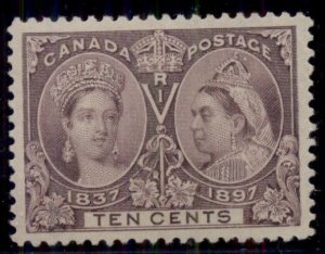 CANADA #57, 10¢ Jubilee, og, NH, PSE Grade 95 XF/Superb, rare in this quality