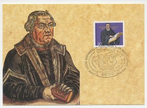 Maximum card Germany 1983 Martin Luther