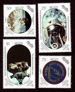 Belize # 916-919 Mint NH APOLLO!