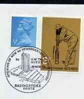 Postmark - Great Britain 1973 cover bearing illustrated c...