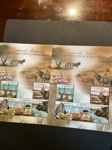 Souvenir Sheet Namibia Scott #1141-2 nh