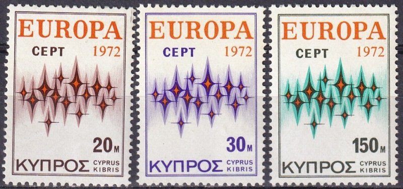 Cyprus #380-82 MNH CV $5.95 (Z4392)