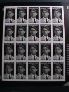 ​UNITED STATES-2011 SC#4526-LEGENDS OF HOLLYWOOD-GREOGORY PECK -MNH SHEET- VF