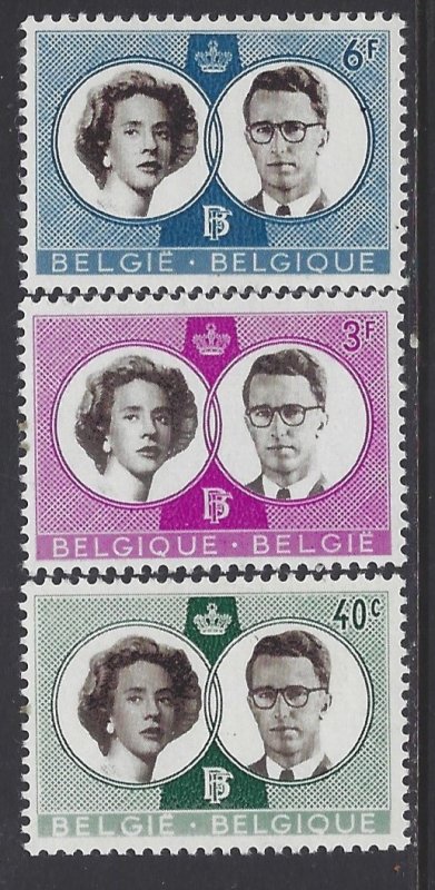 Belgium, Scott #560-562; King Baudouin and Queen Fabiola, MH