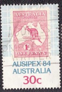 Australia  -  925 1984 Used crease