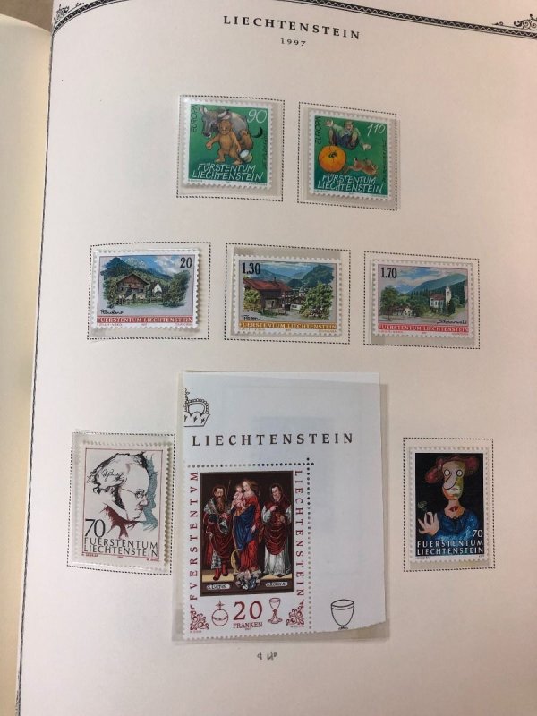 LIECHTENSTEIN – MINT COLLECTION 2nd HALF OF THE 20th CENTURY – 424449