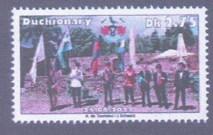 DUCKIONARY POST - 2022 - Micro Euro Summit - Perf Single Stamp-Mint Never Hinged