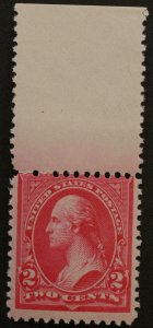 United States #252 Washington MNH w/ Selvedge