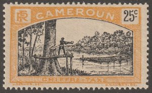 Cameroun, stamp, Scott#J7, mint, hinged,  25 cents, postage due