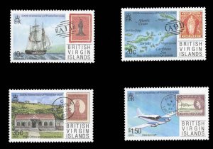 Virgin Islands #590-593 Cat$14.35, 1987 Postal Service Bi-centenary, complete...