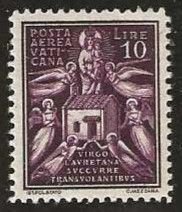 Vatican C8,  mint,  hinged     1938.  (V35)