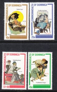 Dominica 754-757 Norman Rockwell MNH VF