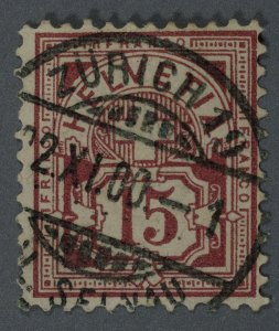 Switzerland #76 Used VG/F Cancel ZURICH 19 Date 22 XI 00 - 1
