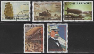 Sao Tome and Principe #829-830 (1988), CTO compl. set, cat. $13.00
