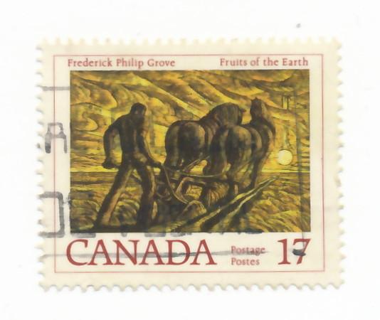Canada  1979  Scott 817 used - 17c, Fruits of the Earth by F. P. Grove
