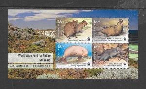 - AUSTRALIA #3964b WWF 50TH ANNIV S/S MNH