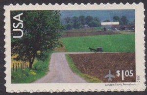 C150 Amish Horse and Buggy on Road MNH