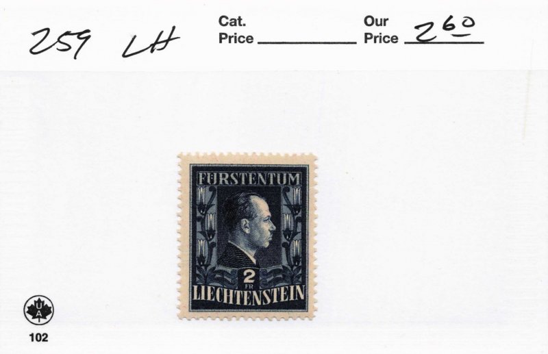 LIECHTENSTEIN  259   MLH