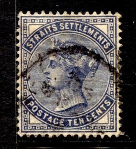 Straits Settlements Stamp #51 USED SINGLE