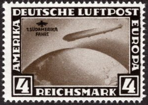 1930, Germany, Graf Zeppelin, MNH, REPRINT, Sc C39