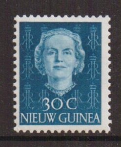 Netherlands New Guinea   #13   MH   1952   Juliana    30c