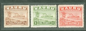 Nauru #17-19  Single