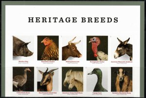 United States 5592b - Mint-NH - (55c) Heritage Breeds (Blk) (2021) (cv $8.80)