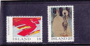 Iceland  Scott#  478-9  MH