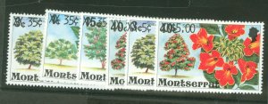 Montserrat #435-40  Single (Complete Set)