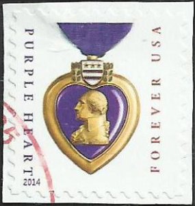 # 4704b USED PURPLE HEART AND RIBBON