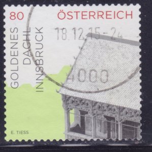 Austria, 2015, Golden Roof, 80c, used
