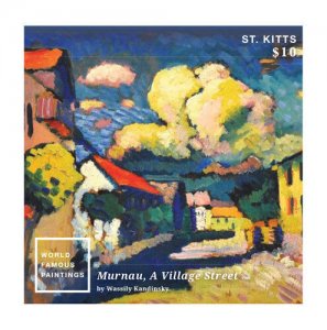 SAINT KITTS 2016 - WORLD FAMOUS PAINTINGS STAMP - SOUVENIR SHEET - MNH