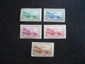 Stamps - Algeria - Scott# 117-121 - Mint Hinged Set of 5 Stamps