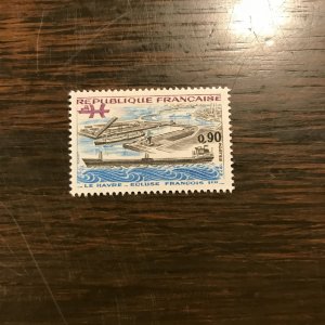 France Scott #1364 MNH - 90¢ Oil Tanker, Francis I Lock  (1) - Superb